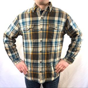 Duluth Fleece Lined Flannel Shirt Size Medium